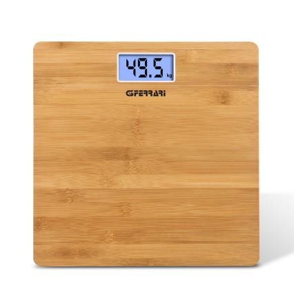 G3Ferrari G30042 - Digitalna lična vaga 2xAAA bambus