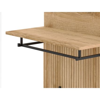 Garderobni zid KLEO braon/grafit