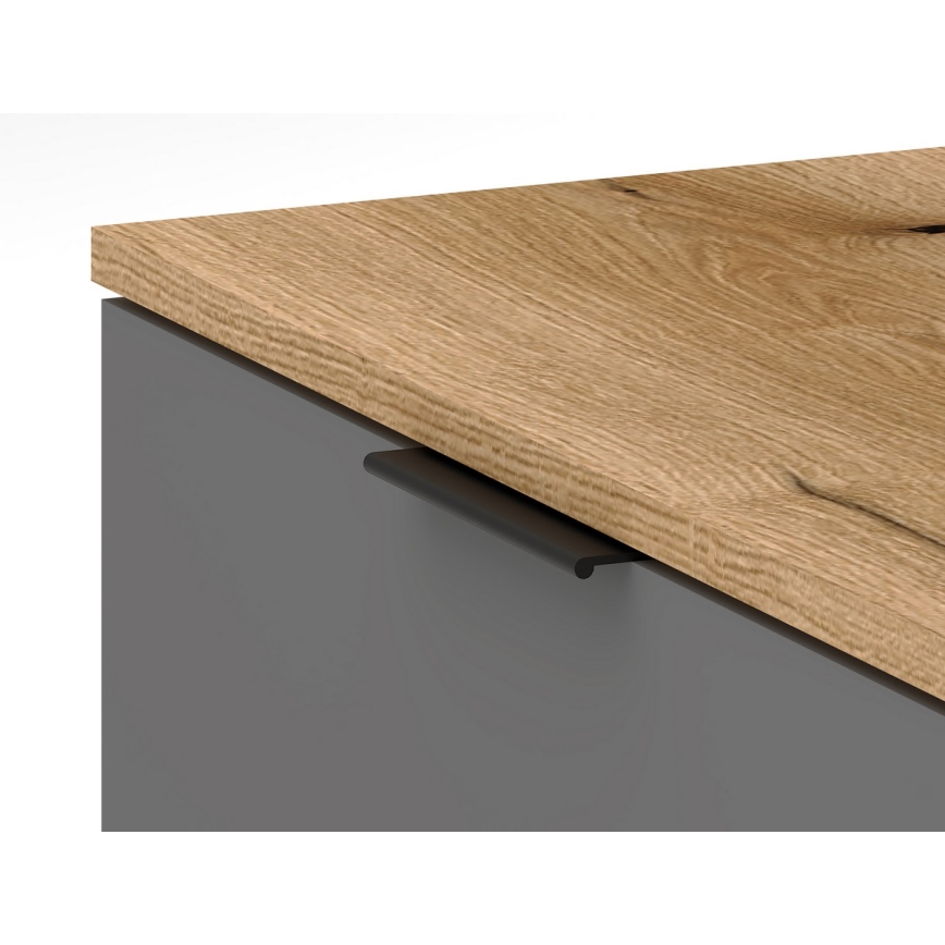 Garderobni zid KLEO braon/grafit