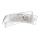 Gea Luce CAMILLA A M arg - Zidno svetlo CAMILLA 4xE14/28W/230V 54 cm srebrno