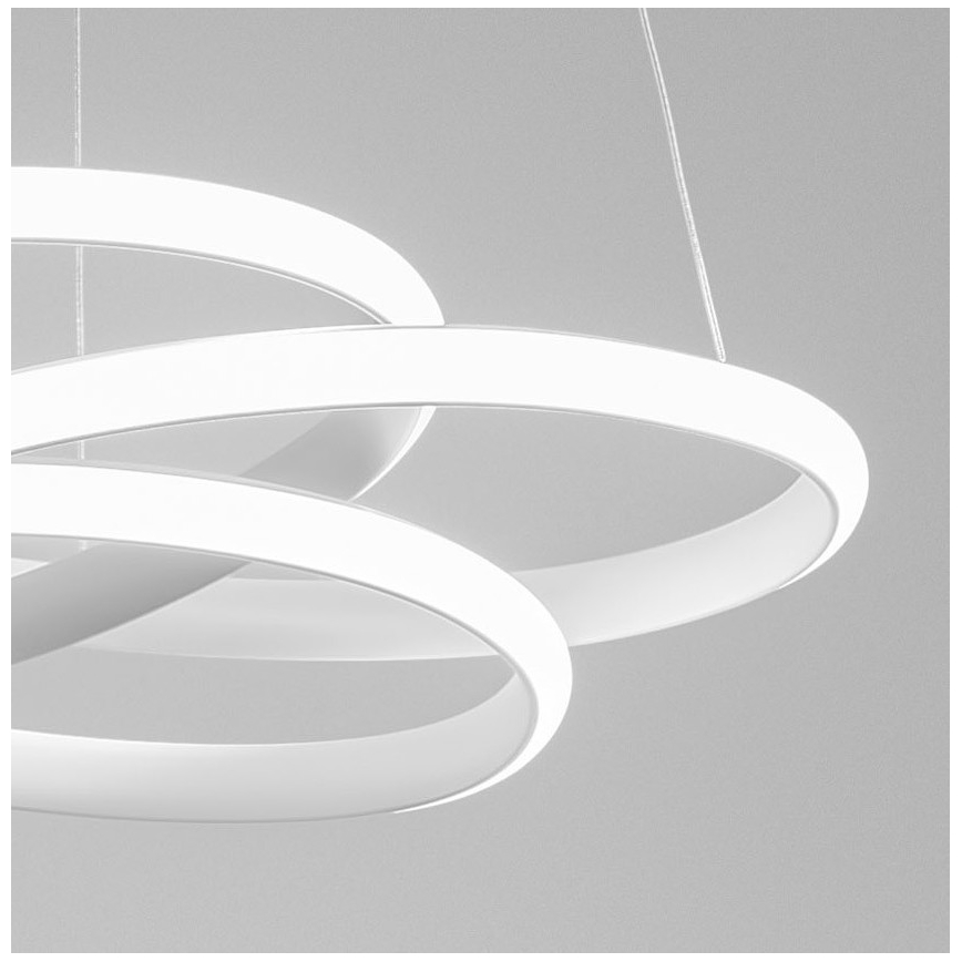 Gea Luce DIVA S G BIANCO - LED prigušiva luster na sajli DIVA LED/44W/230V bela