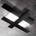 Gea Luce DOHA P P N - LED plafonsko svetlo DOHA LED/30W/230V 65,5 cm crno