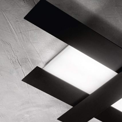 Gea Luce DOHA P P N - LED plafonsko svetlo DOHA LED/30W/230V 65,5 cm crno
