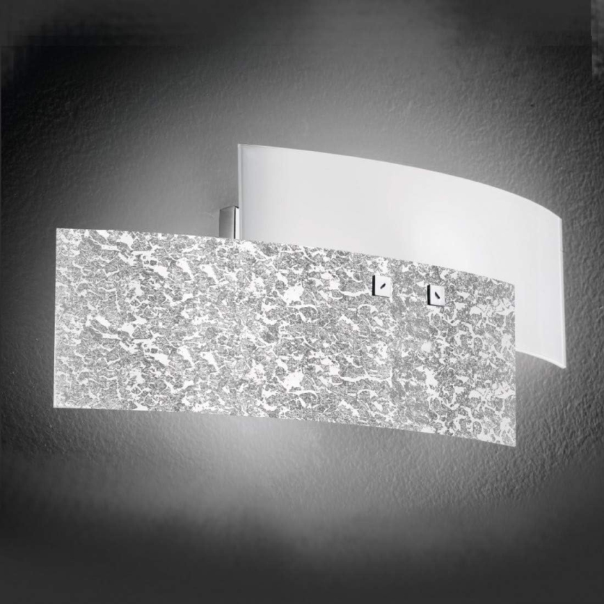 Gea Luce LARA A P arg - Zidna svetiljka LARA 2xE14/42W/230V srebrna