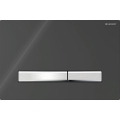 Geberit 115.788.DW.2 - Dugme za ispiranje Sigma50 24,6x16,4 cm crna/mat hrom