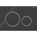 Geberit 115.882.KM.1 - Taster za ispiranje Sigma20 24,6x16,4 cm crna