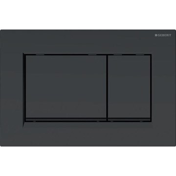 Geberit 115.883.16.1 - Taster za ispiranje Sigma30 24,6x16,4 cm mat crne boje