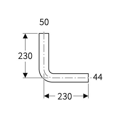 Geberit 118.003.11.1 - Koleno za splachivanje 90° alpsko belo