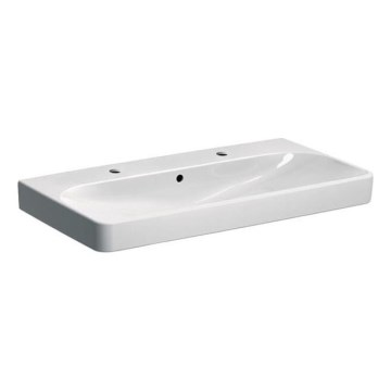 Geberit 500.252.01.1 - Zidni dvostruki umivaonik Smyle Square 90x48 cm keramika/bela