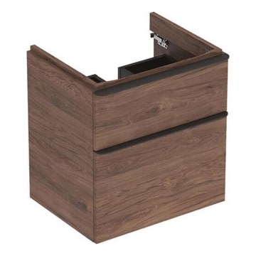 Geberit 500.352.JR.1 - Kupatilski ormarić ispod umivaonika Smyle Square 61,7x58,4 cm orah