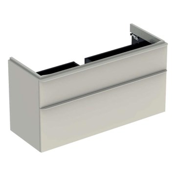 Geberit 500.355.JL.1 - Kupatilski ormarić ispod umivaonika Smyle Square 61,7 x 118,4 cm, peščane boje