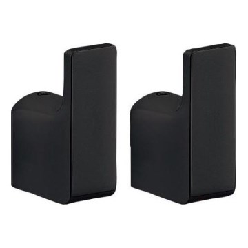 Gedy - KOMPLET 2x zidna kuka PIRENEI, mat crna