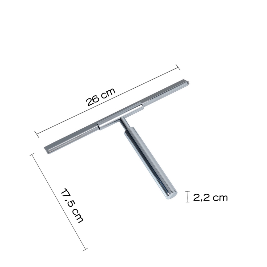 Gedy - Strugač za staklo THOR sjajni hrom