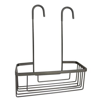 Gedy - Viseća polica za tuš SMART 37,5x30 cm metalno siva