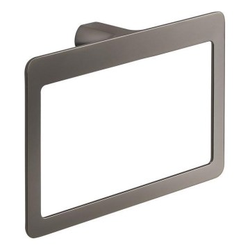 Gedy - Zidni držač za peškire PIRENEI 15x23 cm metalno siva