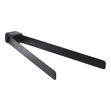 Gedy - Zidni okretni držač za peškire PIRENEI 36 cm mat crna