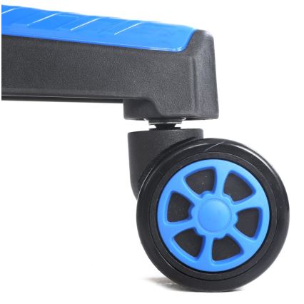 Gejmerska stolica VARR Nascar crna/plava