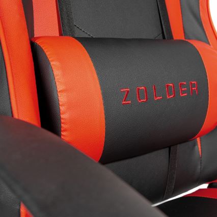 Gejmerska stolica VARR Zolder crna/crvena