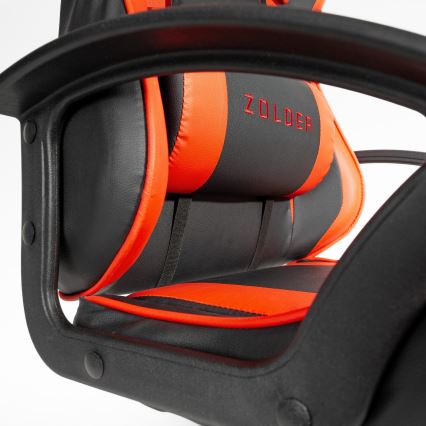 Gejmerska stolica VARR Zolder crna/crvena