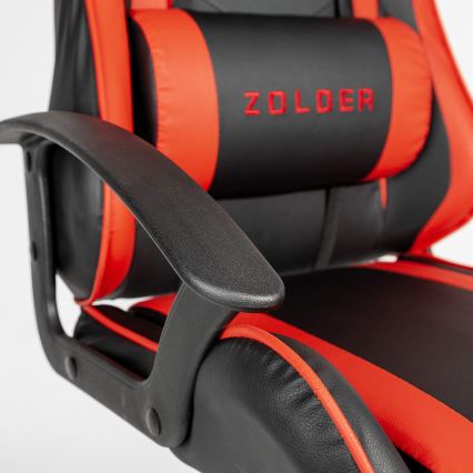 Gejmerska stolica VARR Zolder crna/crvena