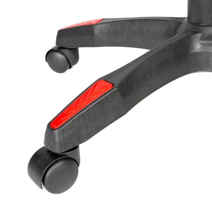 Gejmerska stolica VARR Zolder crna/crvena