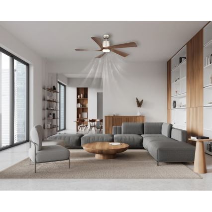 Globo - LED prigušiva plafonski ventilator LED/20W/230V 2700-6500K + daljinski upravljač