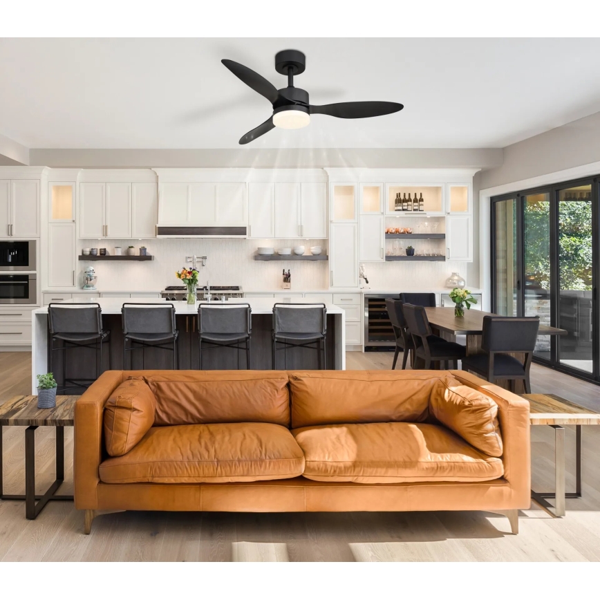 Globo - LED prigušiva plafonski ventilator LED/20W/230V 2700-6500K + daljinski upravljač