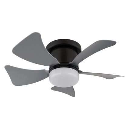 Globo - LED prigušiva stropni ventilator LED/10W/230V 3000-6500K siva + daljinski upravljač