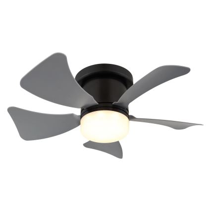 Globo - LED prigušiva stropni ventilator LED/10W/230V 3000-6500K siva + daljinski upravljač
