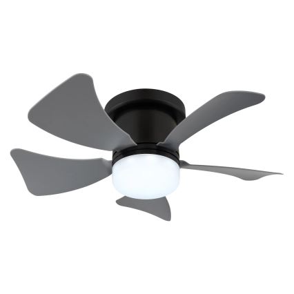 Globo - LED prigušiva stropni ventilator LED/10W/230V 3000-6500K siva + daljinski upravljač