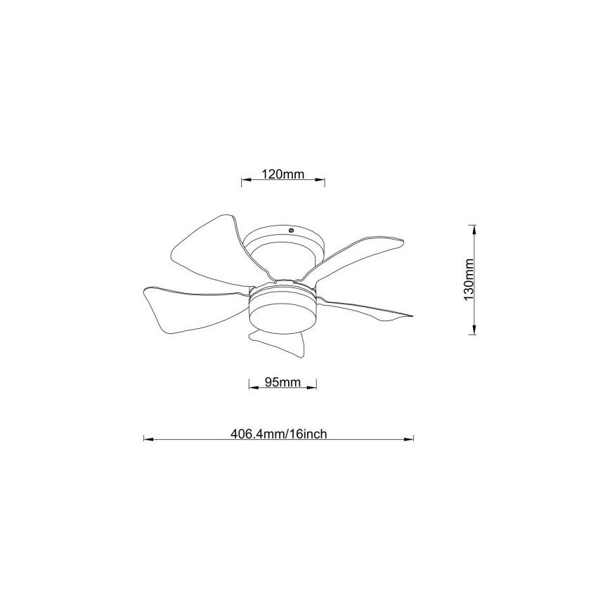Globo - LED plafonski ventilator, prigušiva, LED/10W/230V 3000-6500K u više boja + daljinski upravljač