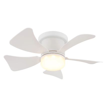 Globo - LED plafonski ventilator sa prigušiva funkcijom LED/10W/230V 3000-6500K bela + daljinski upravljač