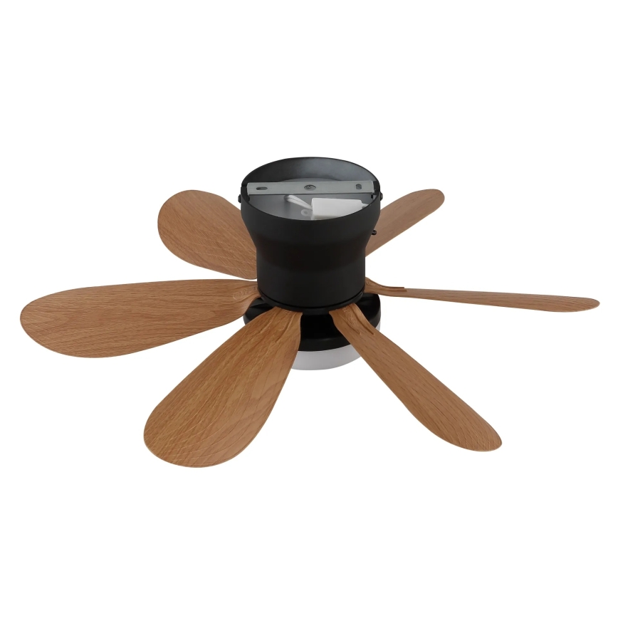 Globo - LED prigušiva plafonski ventilator LED/5W/230V 2700-6500K braon + daljinski upravljač