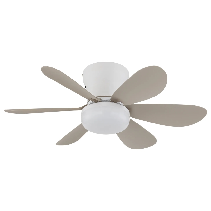 Globo - LED prigušiva plafonski ventilator LED/5W/230V 2700-6500K bež + daljinski upravljač