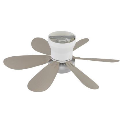 Globo - LED prigušiva plafonski ventilator LED/5W/230V 2700-6500K bež + daljinski upravljač