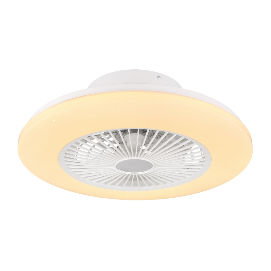 Globo - LED plafonsko svetlo sa ventilatorom i funkcijom prigušiva LED/30W/230V 3000-6500K + daljinski upravljač