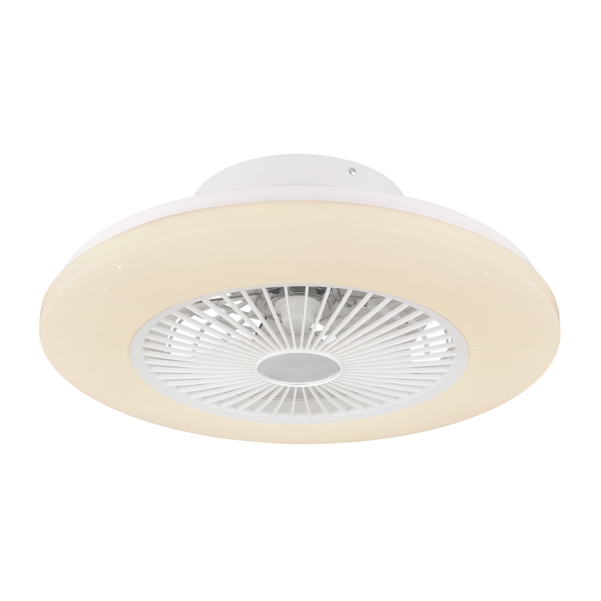 Globo - LED plafonsko svetlo sa ventilatorom i funkcijom prigušiva LED/30W/230V 3000-6500K + daljinski upravljač