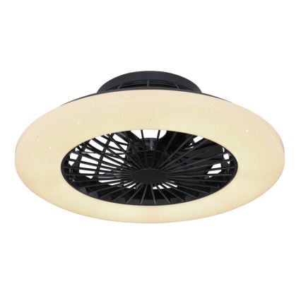 Globo - LED prigušiva stropna svetiljka sa ventilatorom LED/30W/230V 3000-6500K + daljinski upravljač