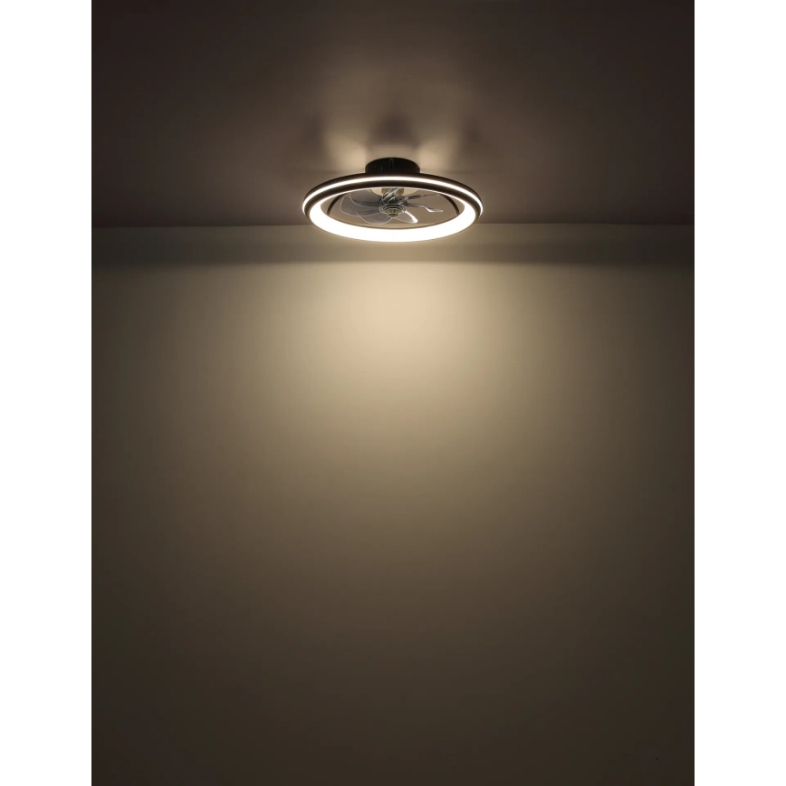 Globo - LED plafonski ventilator, prigušiva, LED/40W/230V 3000-6500K + daljinski upravljač