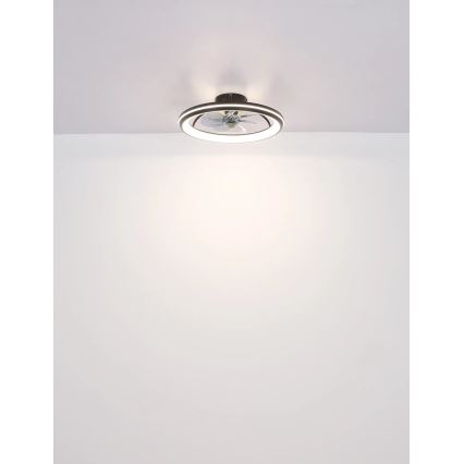 Globo - LED plafonski ventilator, prigušiva, LED/40W/230V 3000-6500K + daljinski upravljač