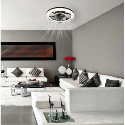 Globo - LED prigušiva plafonski ventilator LED/30W/230V 2700-6000K + daljinski upravljač