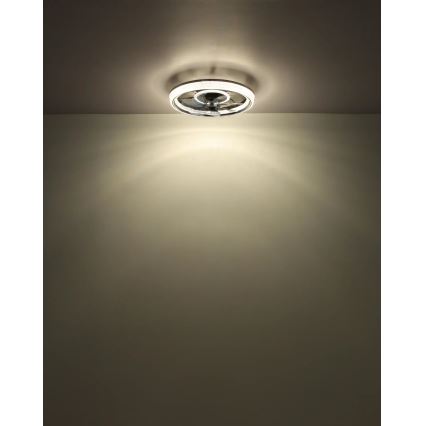 Globo - LED prigušiva plafonski ventilator LED/30W/230V 2700-6000K + daljinski upravljač