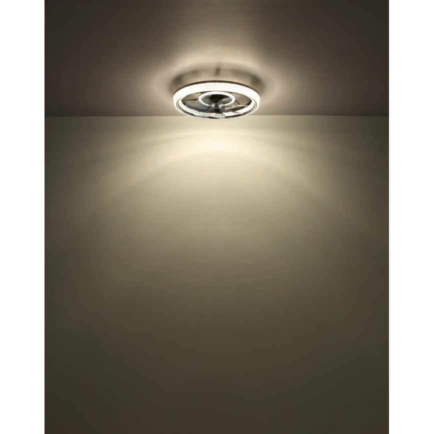 Globo - LED prigušiva plafonski ventilator LED/30W/230V 2700-6000K + daljinski upravljač