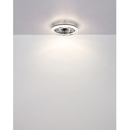 Globo - LED prigušiva plafonski ventilator LED/30W/230V 2700-6000K + daljinski upravljač