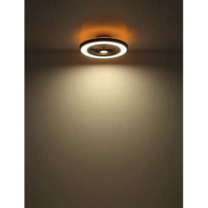 Globo - LED prigušiva plafonski ventilator LED/45W/230V 3000-6500K + daljinski upravljač