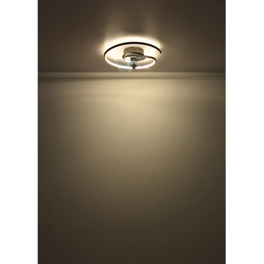 Globo - LED prigušiva plafonski ventilator LED/30W/230V 2700-6500K + daljinski upravljač