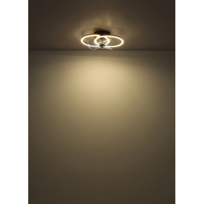 Globo - LED prigušiva plafonski ventilator LED/24W/230V 2700-6500K + daljinski upravljač