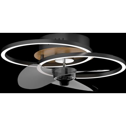 Globo - LED prigušiva plafonski ventilator LED/24W/230V 2700-6500K + daljinski upravljač