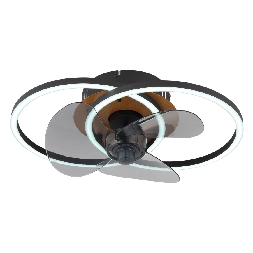 Globo - LED prigušiva plafonski ventilator LED/24W/230V 2700-6500K + daljinski upravljač