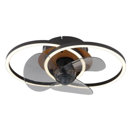 Globo - LED prigušiva plafonski ventilator LED/24W/230V 2700-6500K + daljinski upravljač